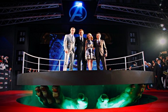 The Avengers Première di Roma