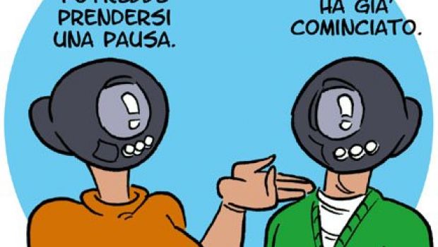 In pausa