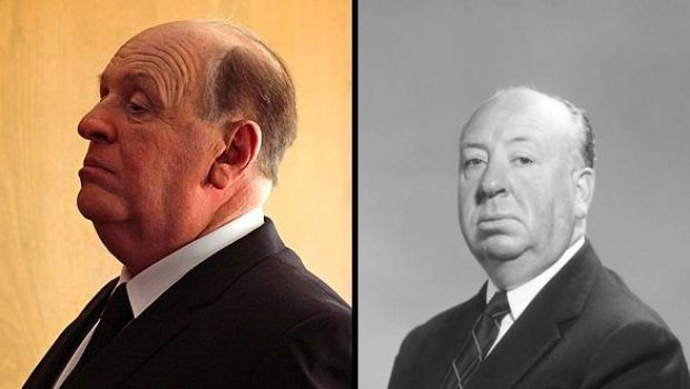 Alfred Hitchcock and the Making of Psycho: Anthony Hopkins al trucco