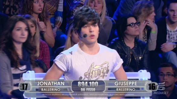 Amici 2012 – Jonathan eliminato