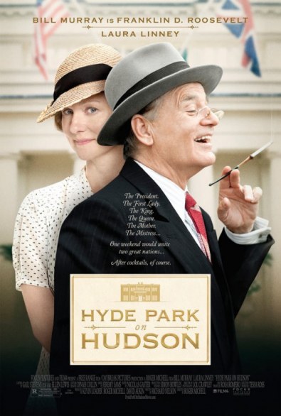 Hyde Park on Hudson – locandina e primo trailer per il film con Bill Murray nei panni di Franklin D. Roosevelt