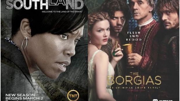 Tnt e Showtime hanno rinnovato Southland e The Borgias