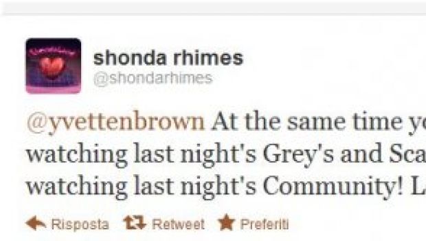 Grey’s anatomy 8, Shonda Rhimes “triste” per il finale (ma lei si è vista Community). 11,1 milioni per l’ultima puntata