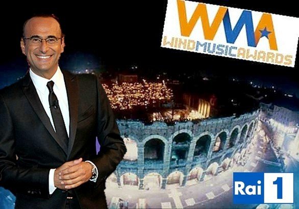 Wind Music Awards da Italia 1 a Rai Uno con Carlo Conti  il 26 giugno 2012