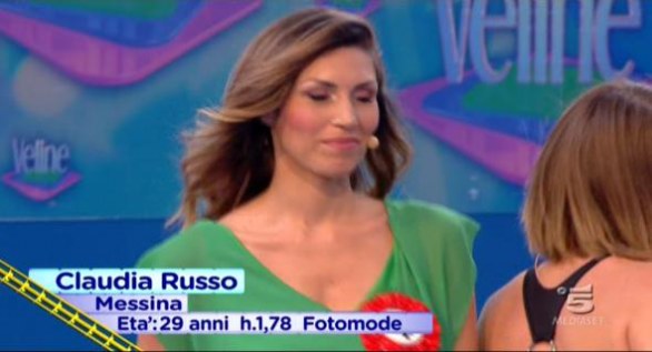Claudia Russo vince Veline 2012 del 28 giugno
