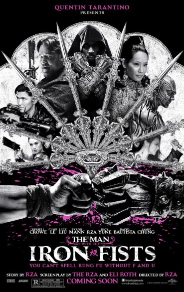 The Man with the Iron Fists: prima locandina