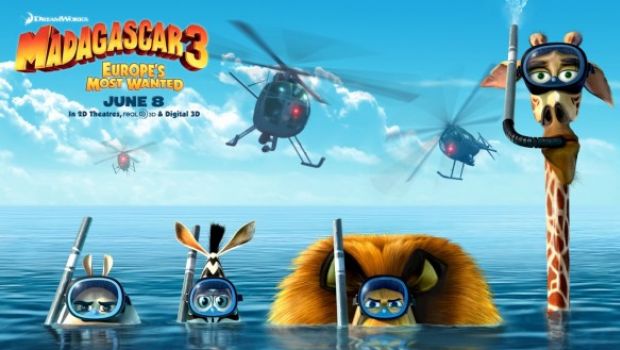 Madagascar 3 imbattibile al box office Usa: delusione Rock of Ages