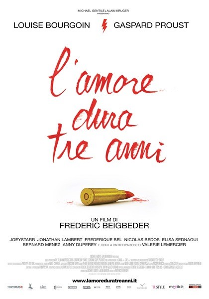 L’amore dura tre Anni: trailer e poster in italiano