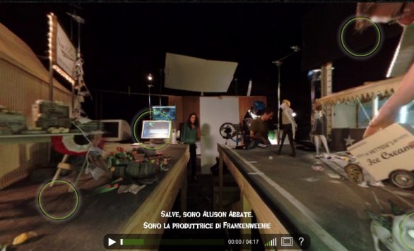 Frankenweenie – La nuova featurette interattiva sul set del film