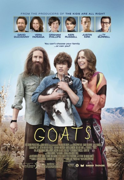 Locandina e primo trailer per Goats, con David Duchovny e Vera Farmiga