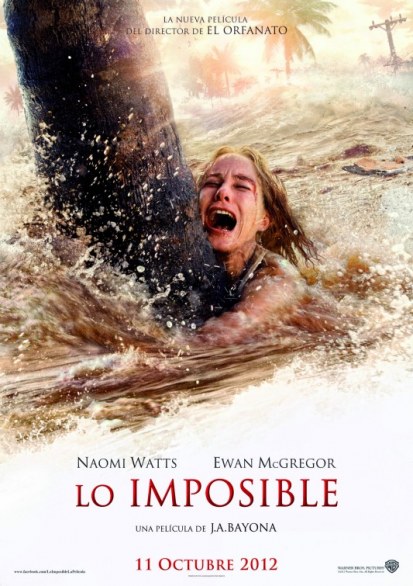 The Impossible: due locandine spagnole per il film catastrofico di Juan Antonio Bayona