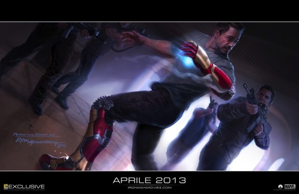 Iron Man 3: il primo concept art del film Marvel