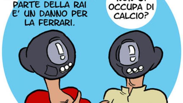 La Ferrari in Rai