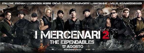 I Mercenari 2: locandina e primo spot tv in italiano
