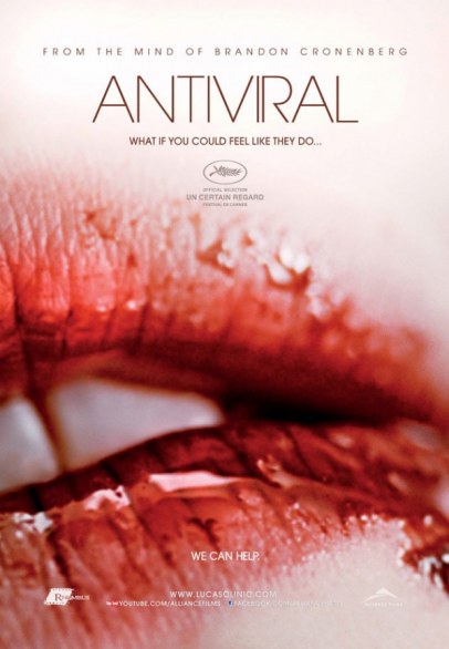 Antiviral: Trailer, poster e clip per i virus di Brandon Cronenberg