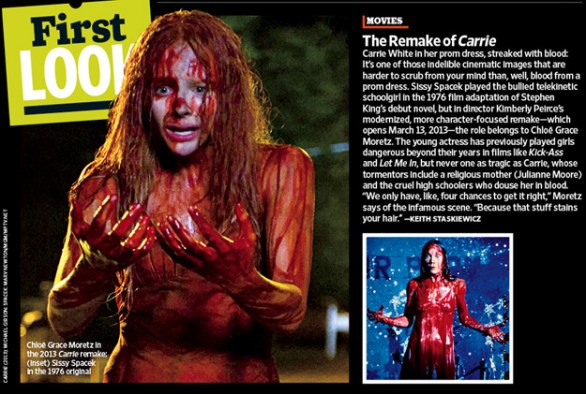 Carrie: prime foto dal remake