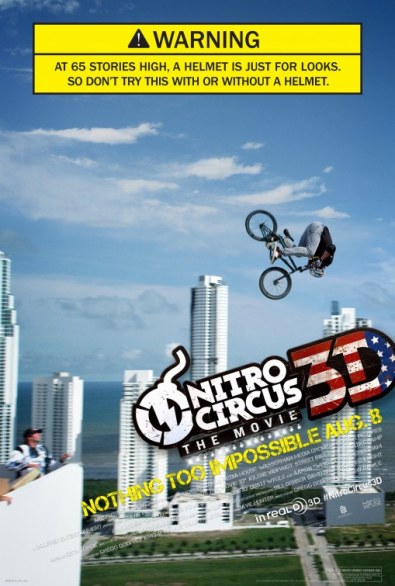 Nitro Circus the Movie 3D: trailer e locandine