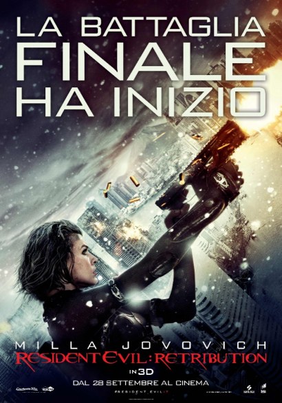 Resident Evil  Retribution – una nuova locandina e data d’uscita italiana
