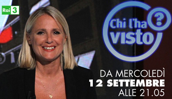 Chi l’ha visto? torna su RaiTre con Federica Sciarelli nell’anniversario della scomparsa di Elisa Claps