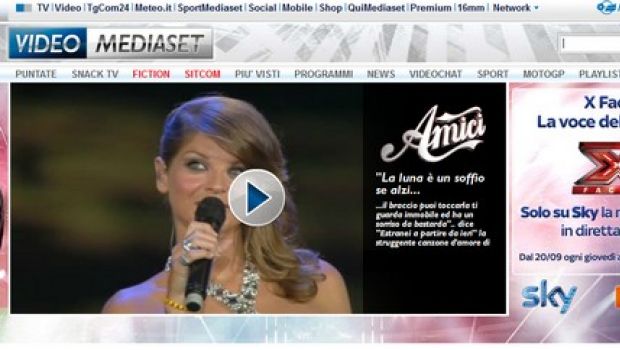 Video Mediaset: Amici sponsorizza X Factor