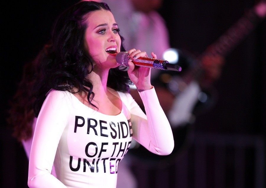 Katy Perry in concerto a Las Vegas  pro Obama