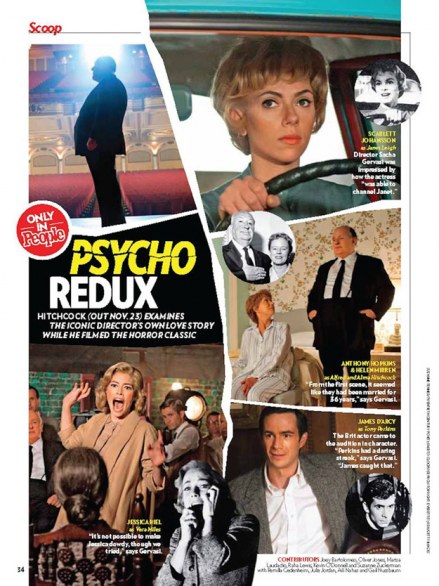 Hitchcock: nuove foto dal film di Sacha Gervasi