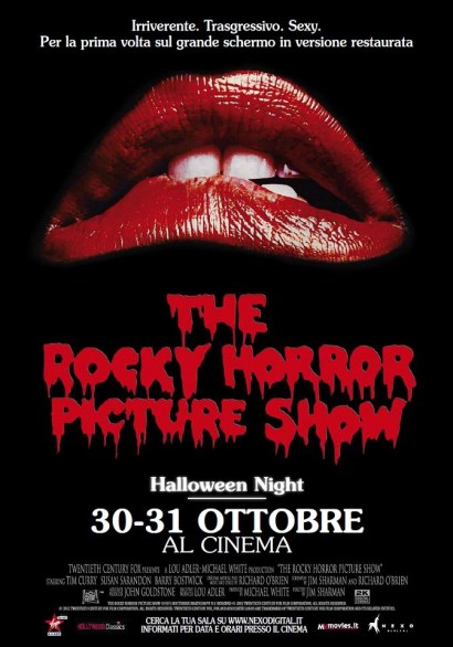 The Rocky Horror Picture Show la locandina dell’evento