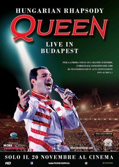 Hungarian Rhapsody QUEEN Live in Budapest: trailer, poster e foto