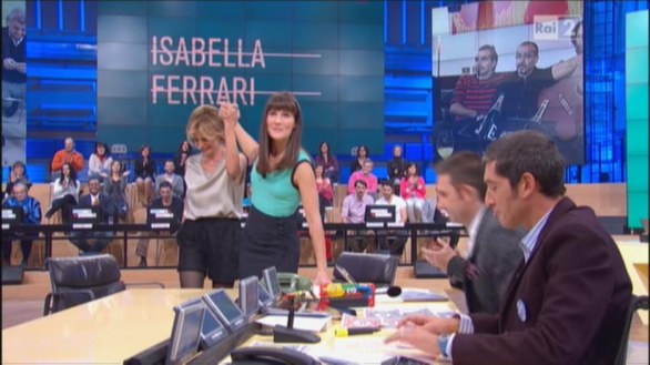 Isabella Ferrari a Quelli che 18 novembre 2012
