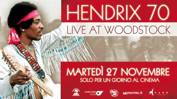 Hendrix 70 – Live at Woodstock: il 27 novembre anche al cinema