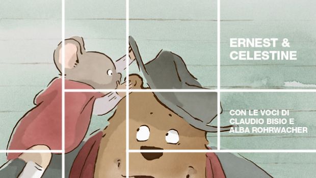 Claudio Bisio e Alba Rohrwacher doppiatori in Ernest & Celestine – ecco il trailer