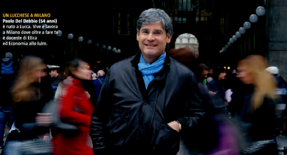 Paolo Del Debbio birichino a Mattino Cinque