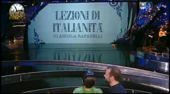 Angela Rafanelli a Volo in diretta