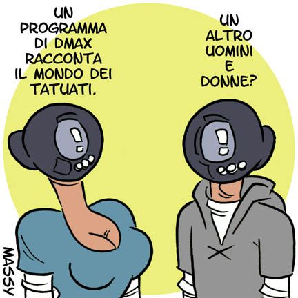 Tatuati in tv