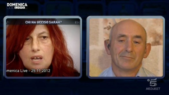 Le facce di Barbara D’Urso con Michele Misseri