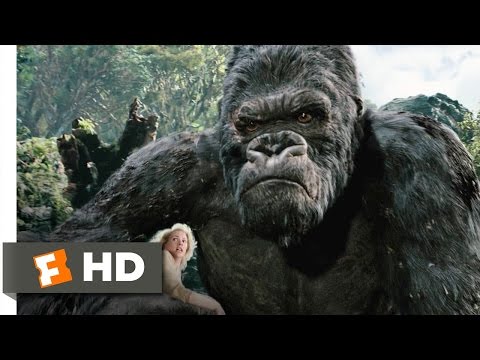King Kong (3/10) Movie CLIP – Kong Battles the T-Rexes (2005) HD