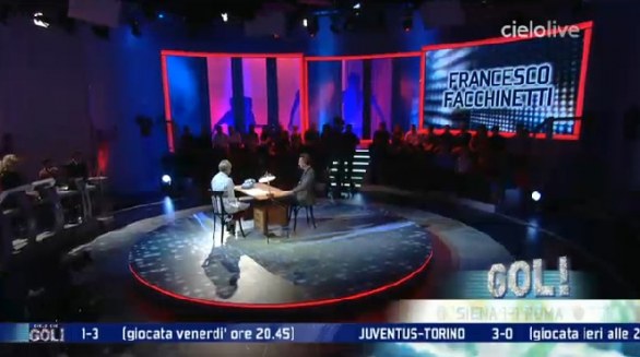 Francesco Facchinetti a Cielo Che Gol