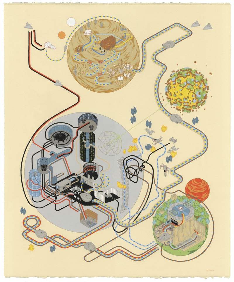 Stampe Andrew DeGraff – Star Wars e Indiana Jones