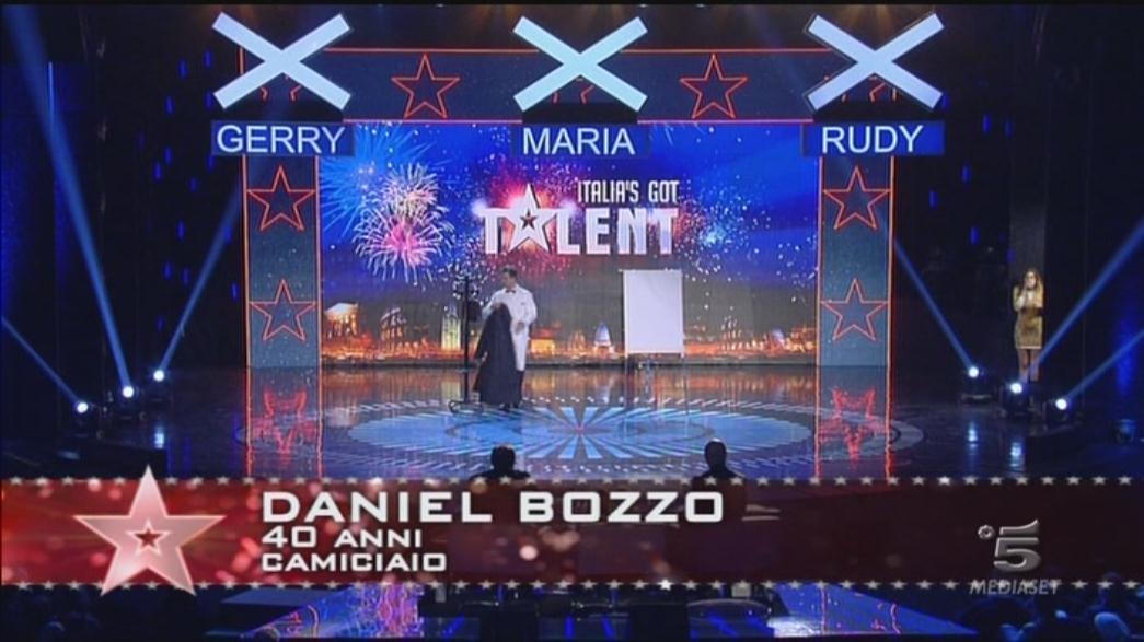 Daniel Bozzo, sessuologo del lato B a Italia s Got Talent 2013