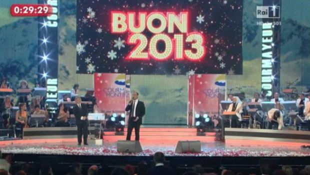 Ascolti tv lunedì 31 dicembre 2012