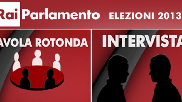 Elezioni 2013: tutte le Tavole Rotonde e le Interviste in tv (10 -18 gennaio)