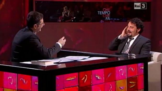 Che Tempo Che Fa, Enrico Brignano, frecciatina al centrodestra in piena par condicio