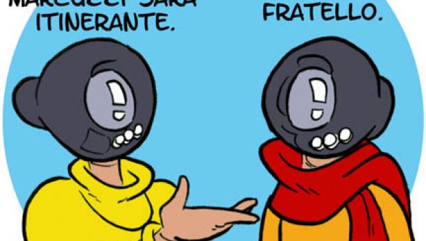 Oggi qua, domani là