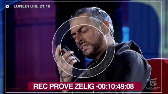 Fabrizio Corona in Italia. Un reality a Vita in diretta, Pomeriggio Cinque e Zelig unificati