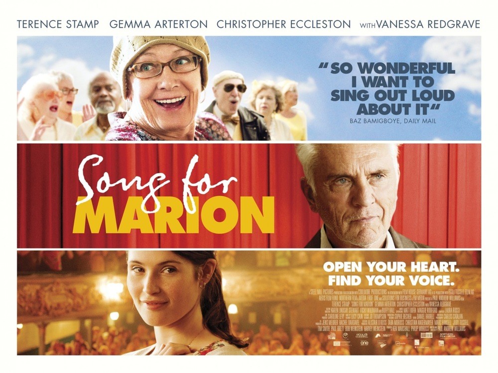Unfinished Song: poster della commedia dolce amara con Terence Stamp, Gemma Arterton e Vanessa Redgrave