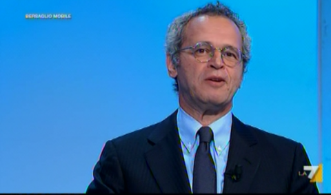 Enrico Mentana intervista Bersani, Monti e Berlusconi stasera a Bersaglio Mobile