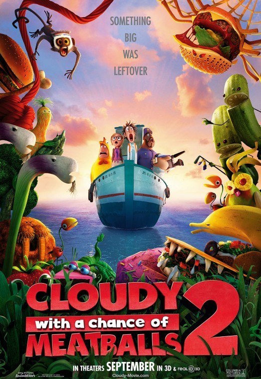 Piovono Polpette 2: poster e trailer