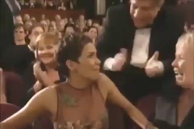 Halle Berry winning Best Actress