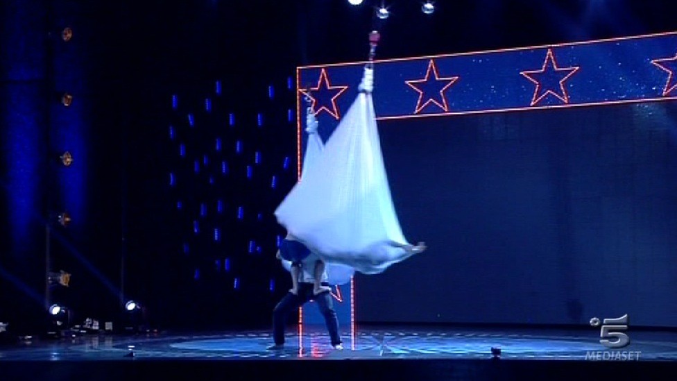 Zamaga Eleina D, acrobati ad Italia s got talent 2013