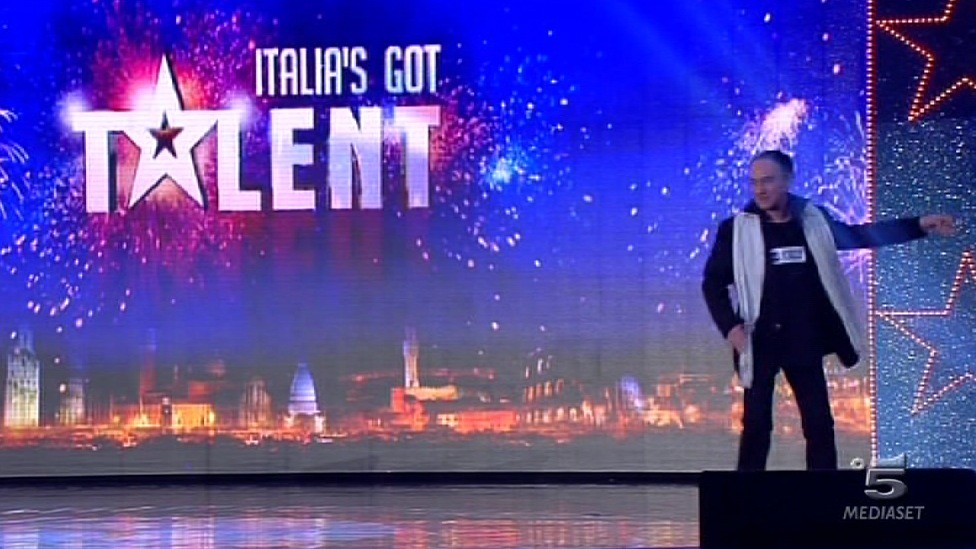 Emanuele Giglio, attore ad Italia s got talent 2013